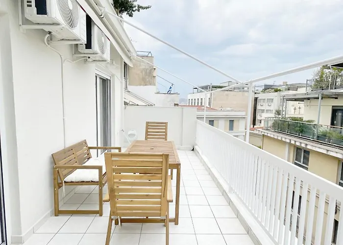 With Terrace In A Romantic Alley, Plaka